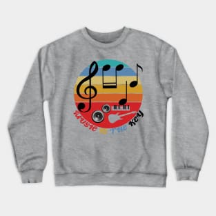 Music Is The Key Crewneck Sweatshirt